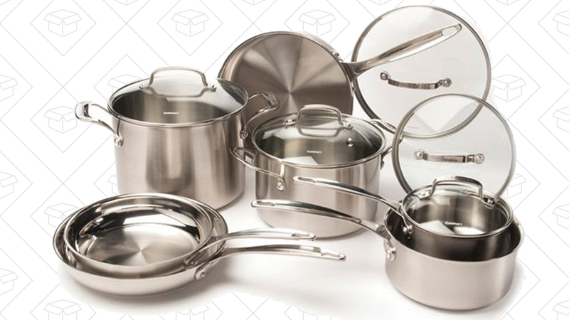 Cuisinart 12-Piece Stainless Steel Cookware Set | $130 | Amazon